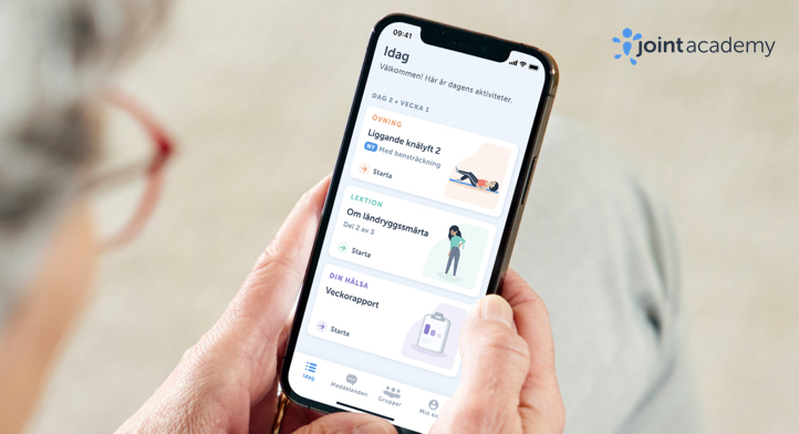 Behandla artros direkt via mobilen med Joint Academy!