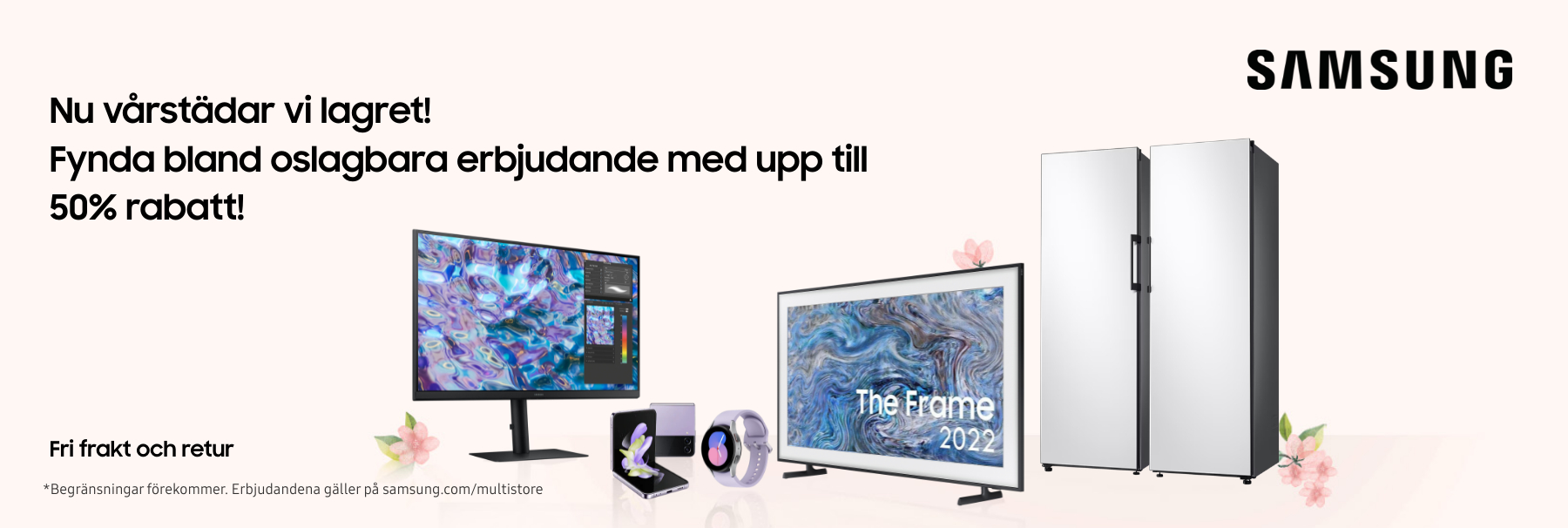 Vårstädning hos Samsung - upp till 53% rabatt!