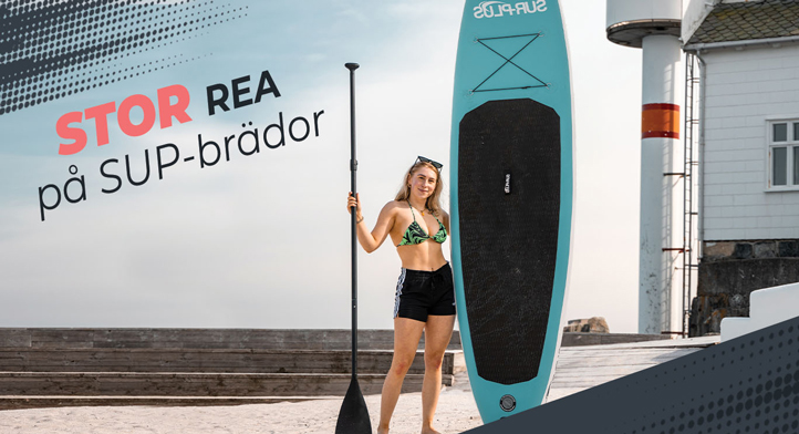 Upp till 60% rabatt hos SUP Sport!