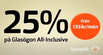 25% rabatt på smart glasögonabonnemang