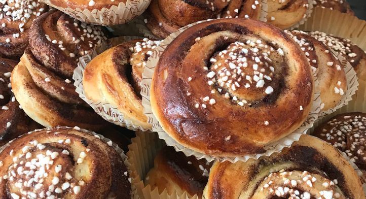 Klassisk kanelbulle med pärlsocker
