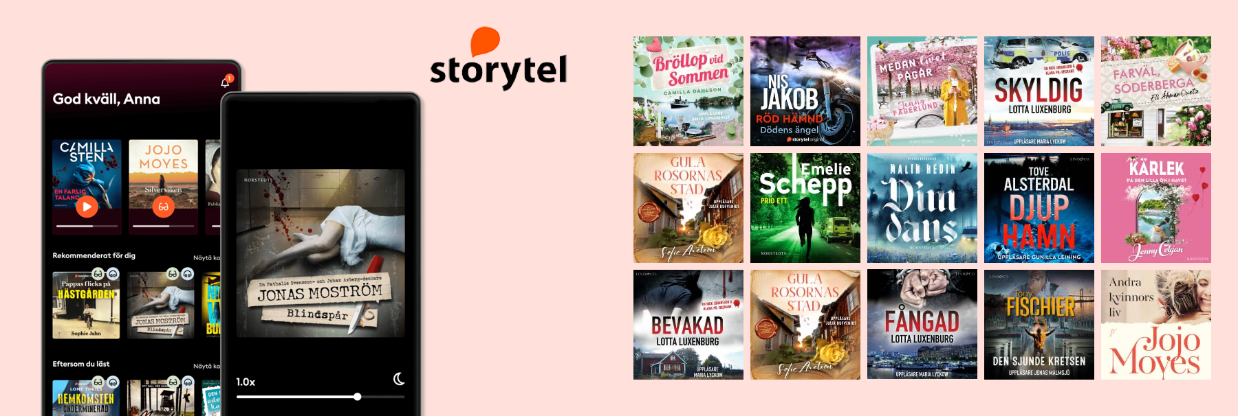 Lyssna till halva priset i 2 månader hos Storytel!