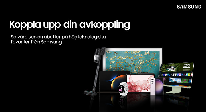 Upp till 50% rabatt på högteknologiska favoriter från Samsung!