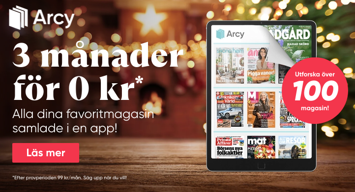 Läs dina favoritmagasin tre månader gratis!