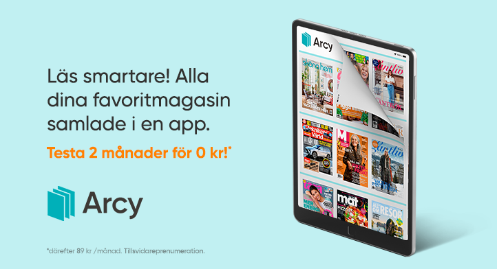 Läs dina favoritmagasin smartare i Arcy!
