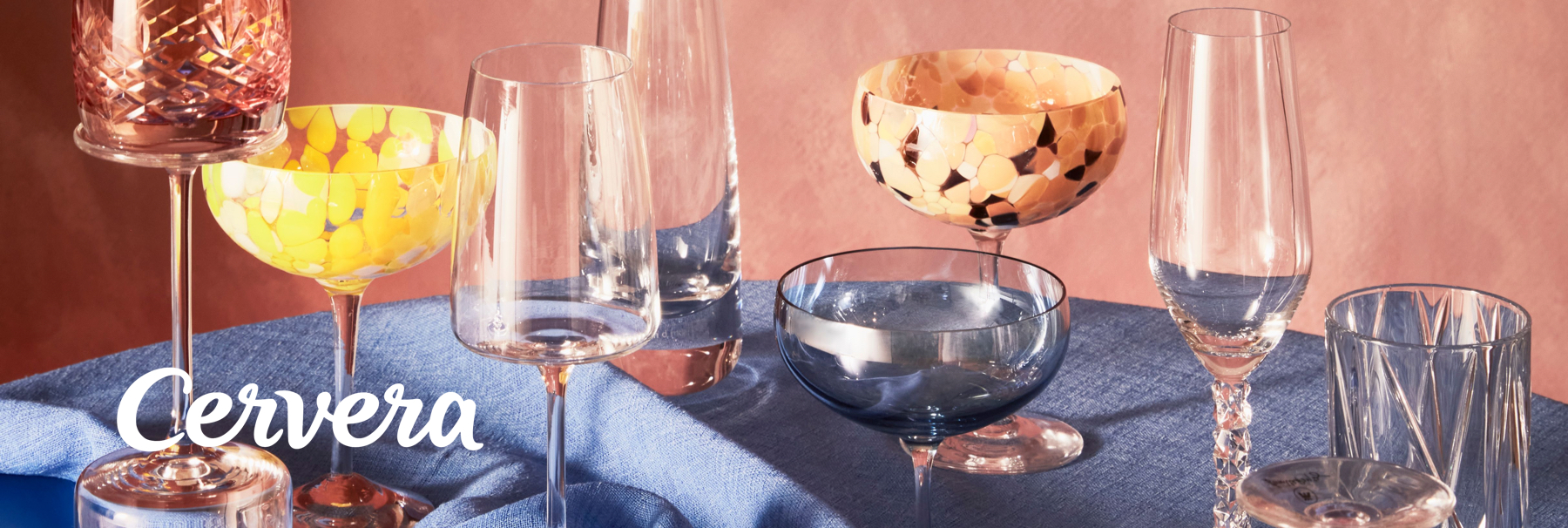 Upp till 50% rabatt på glas hos Cervera!
