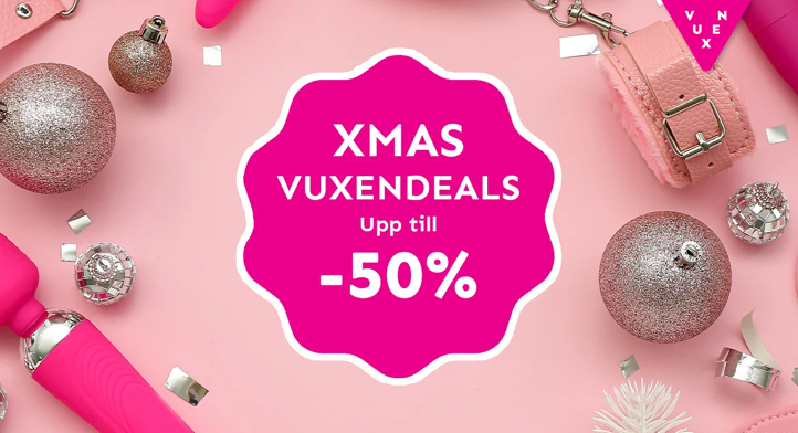 Upp till 50% på julrean hos Vuxen!